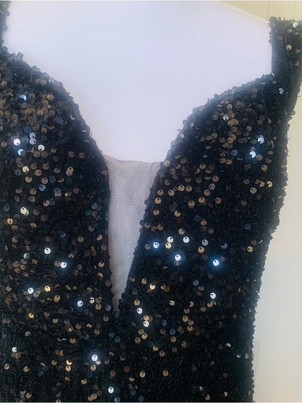 Twilight black sequin gown Size 1X from Fashion Nova. - Picture 12 of 16
